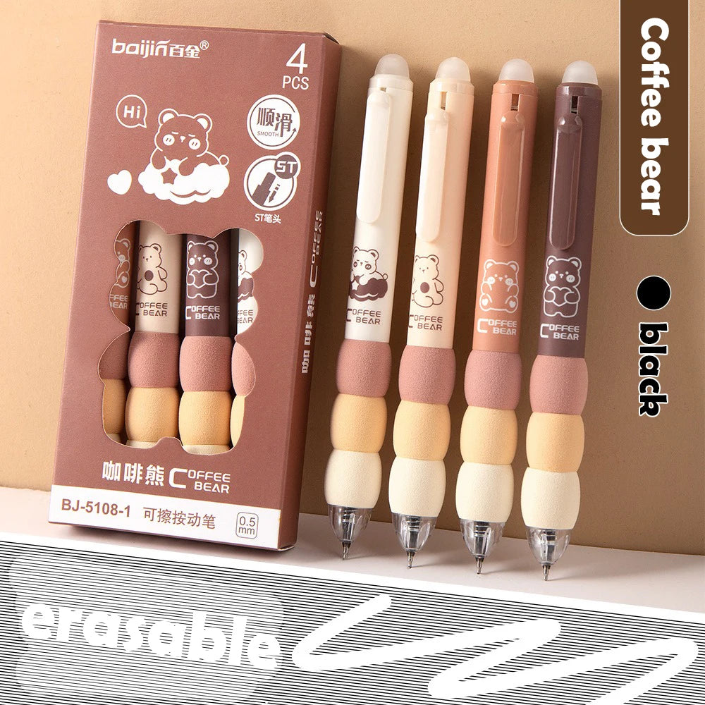 Erasable Pens 4Pcs Box Set